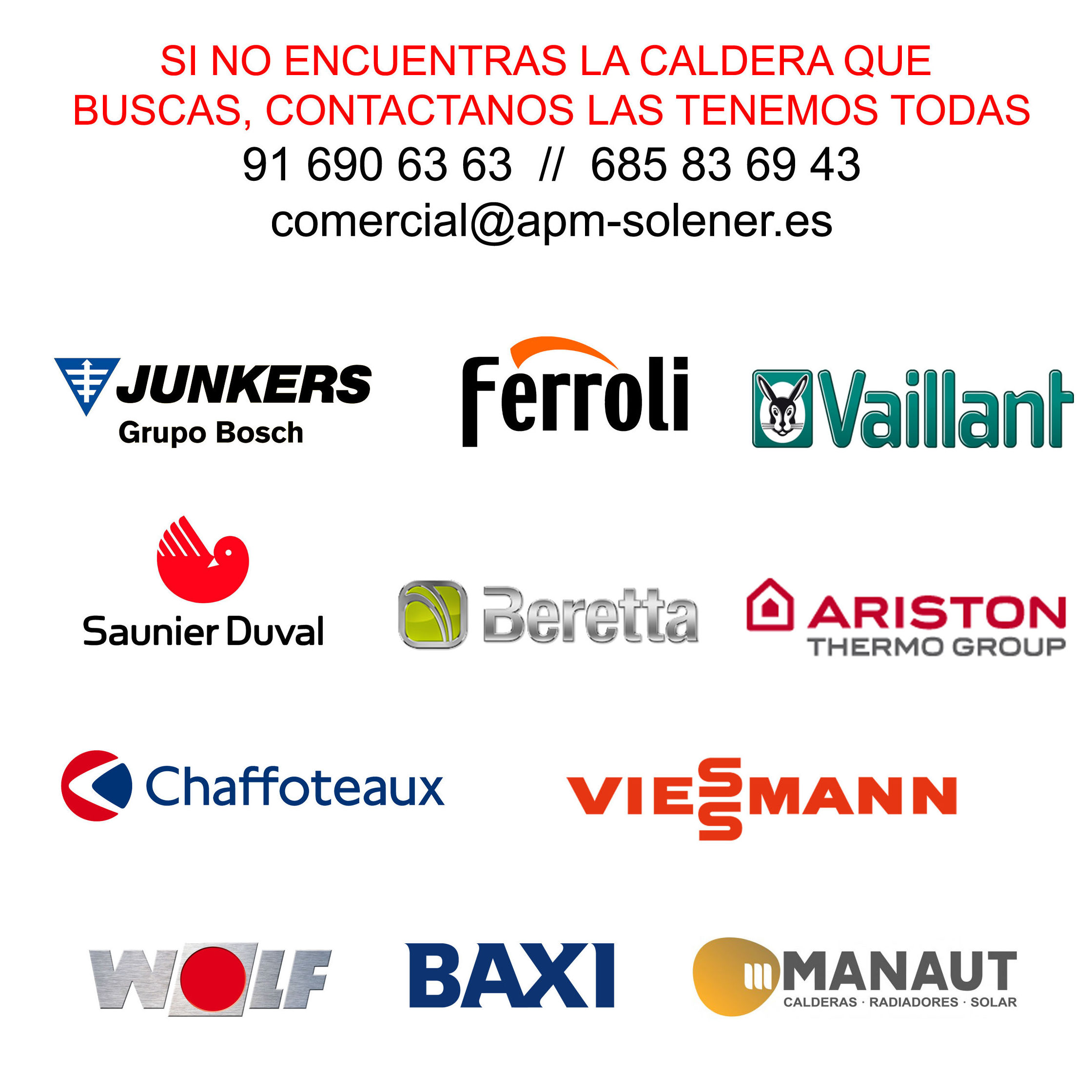 TODAS LAS CALDERAS: Productos de APM Soluciones Energéticas TODAS LAS CALDERAS: Productos de APM Soluciones Energéticas
