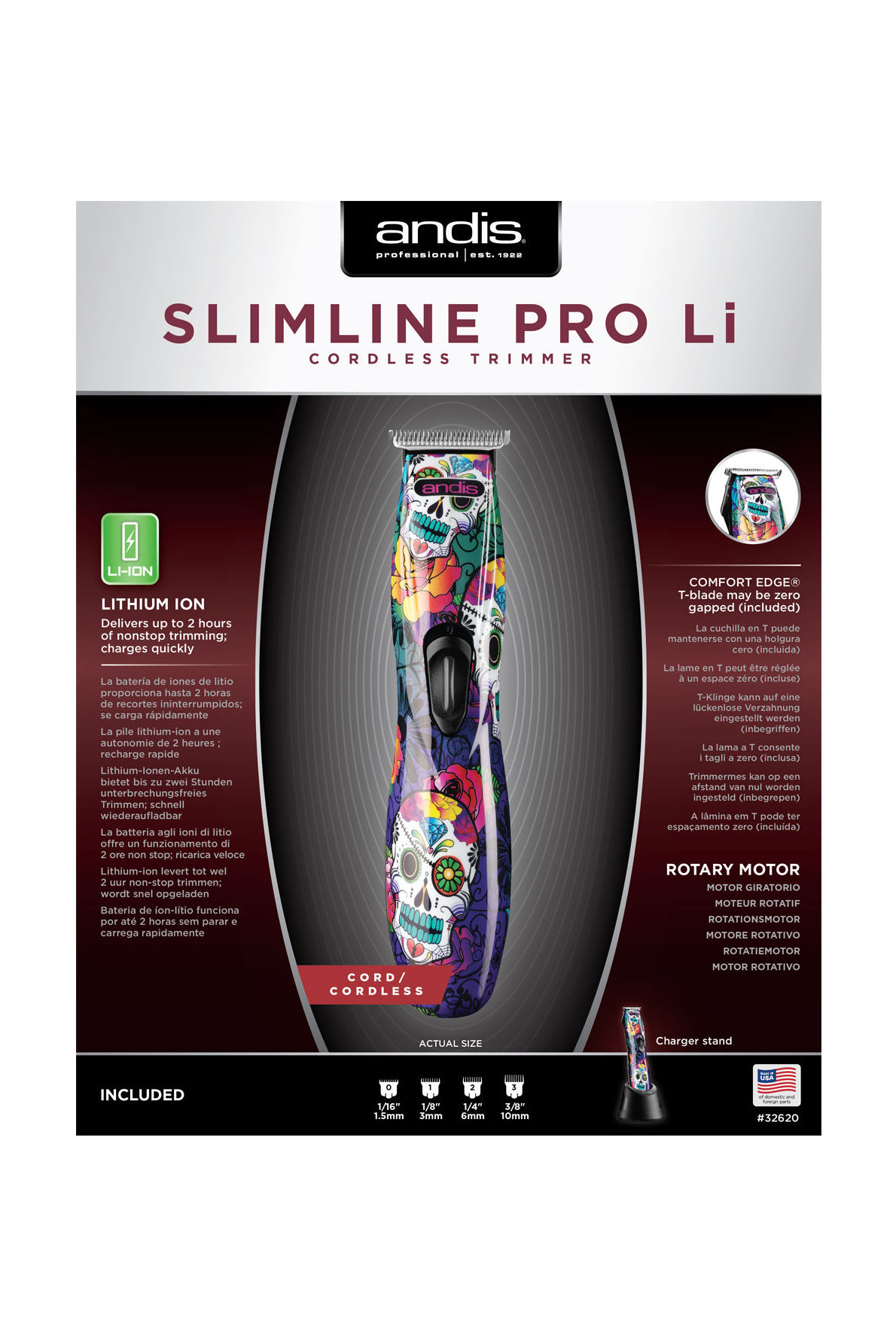 ANDIS SLIMLINE PROLI SKULL COLLECTION: Productos de Mathiss ANDIS SLIMLINE PROLI SKULL COLLECTION: Productos de Mathiss