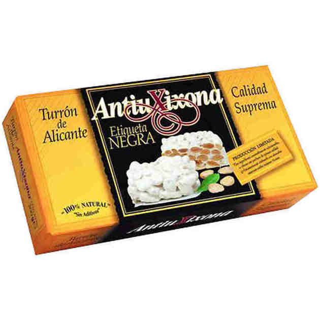 TURRON ALICANTE ETIQUETA NEGRA ANTIU XIXONA TURRON ALICANTE ETIQUETA NEGRA ANTIU XIXONA