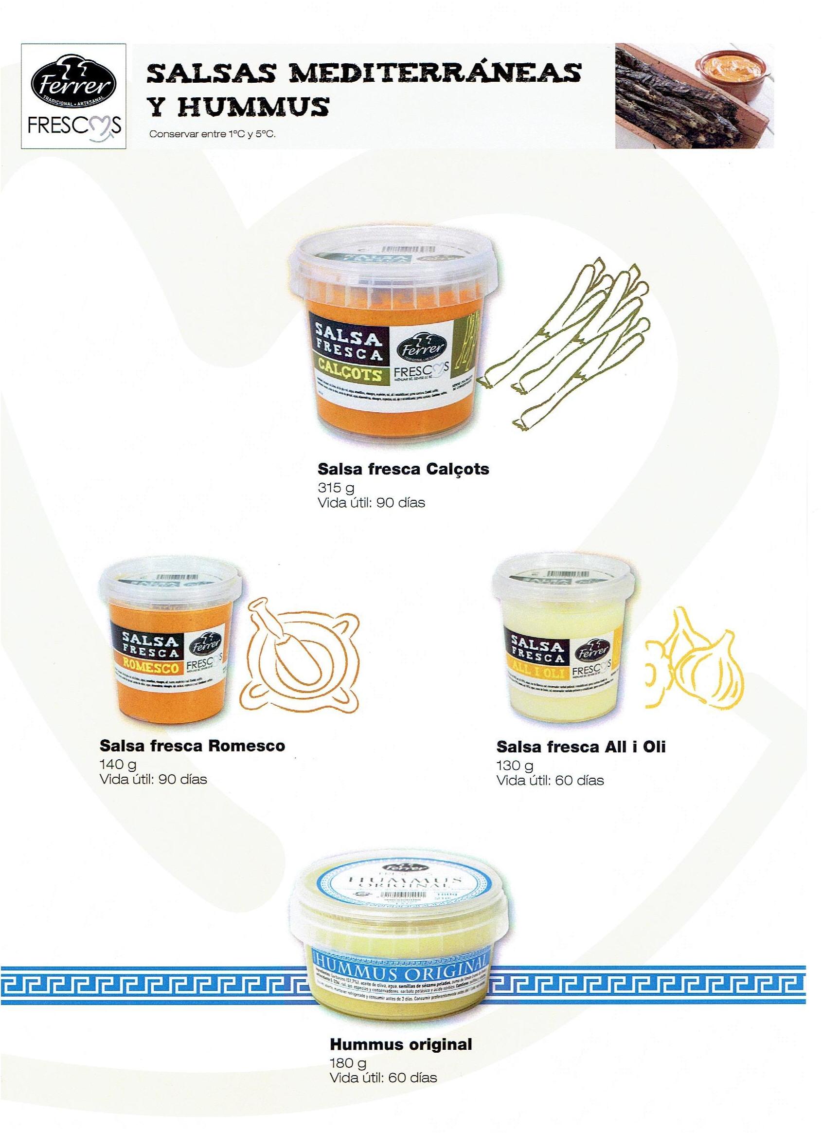 SALSAS REFRIGERADAS FERRER SALSAS REFRIGERADAS FERRER