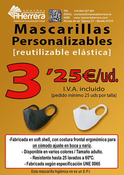 Mascarilla Personalizadas Mascarilla Personalizadas