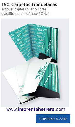 Promoción Carpetas Troqueladas Promoción Carpetas Troqueladas