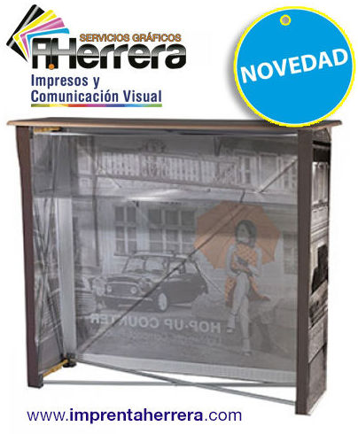 Mostrador Textil Hop-Up (trasera) Mostrador Textil Hop-Up (trasera)