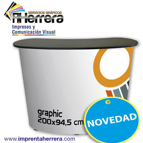 Mostrador pop-up Curvo Mostrador pop-up Curvo