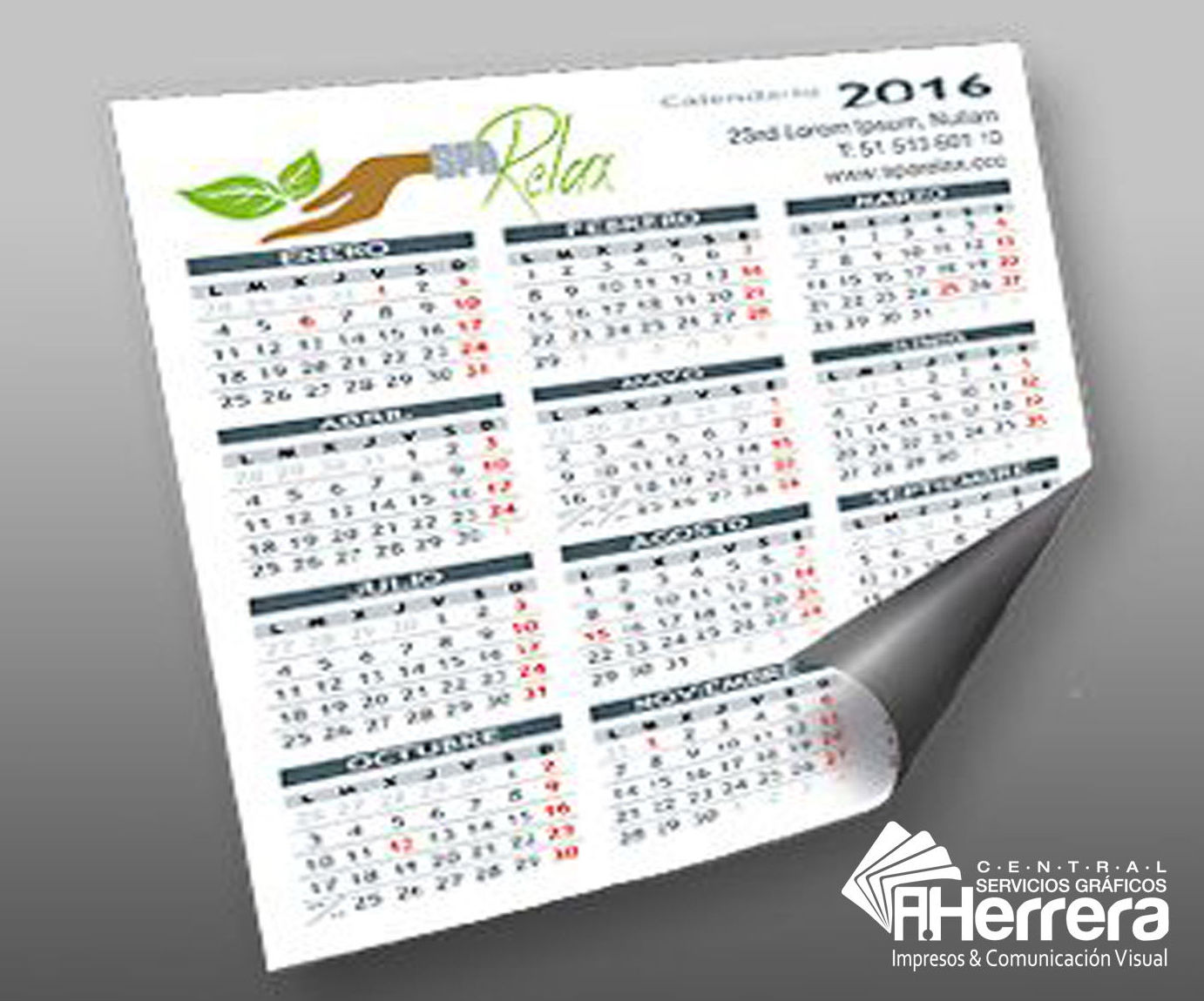 Calendario Imán de usar y borrar: Catálogo de Servicios Gráficos A.HERRERA Calendario Imán de usar y borrar: Catálogo de Servicios Gráficos A.HERRERA