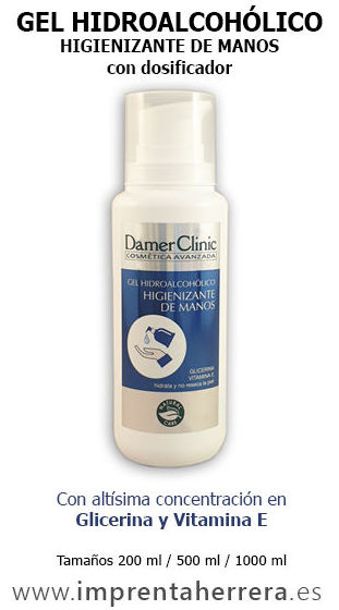 Gel Hidroalcoholico Higienizante de Manos con dosificador Gel Hidroalcoholico Higienizante de Manos con dosificador