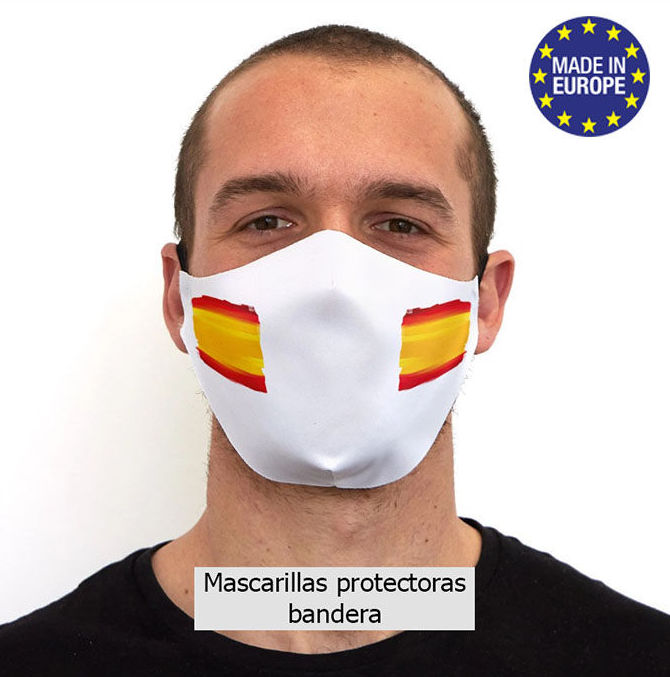 Mascarilla bandera otra herramienta para luchar contra el Coronavirus Mascarilla bandera otra herramienta para luchar contra el Coronavirus