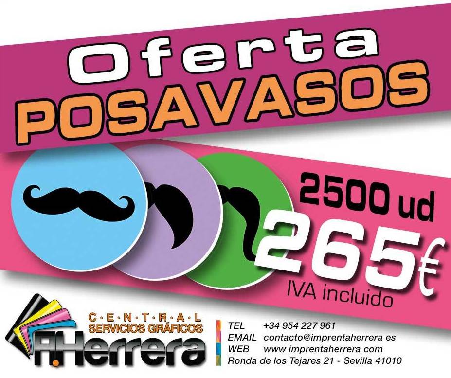 #oferta 2500 Posavasos por 265€ #oferta 2500 Posavasos por 265€