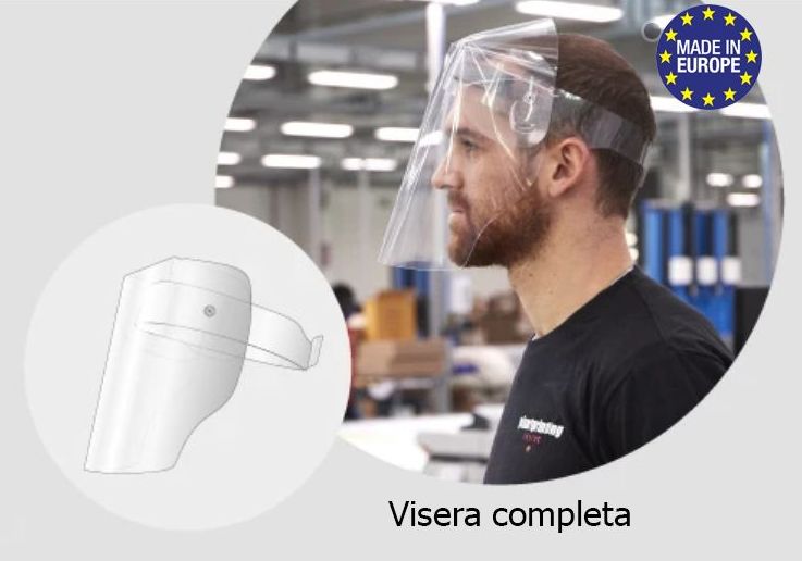 Visera completa otra herramienta para luchar contra el Coronavirus Visera completa otra herramienta para luchar contra el Coronavirus