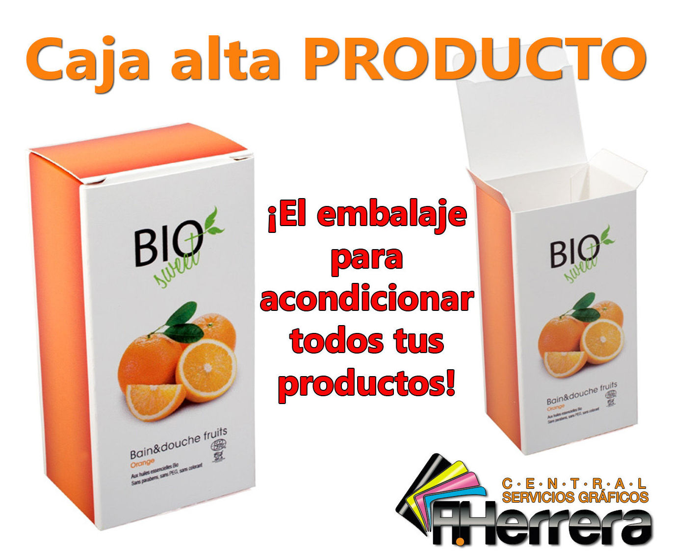 Caja alta para producto Caja alta para producto