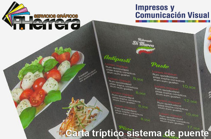 Carta tríptico sistema de puente Carta tríptico sistema de puente