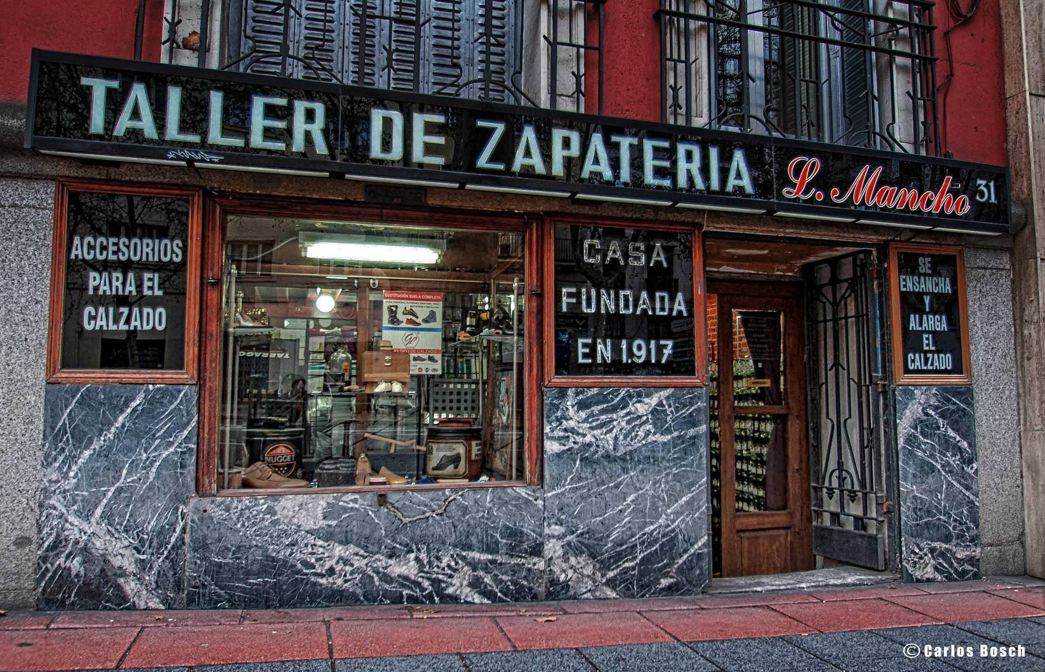 Taller Artesanal de Zapatería Luis Mancho, Madrid.