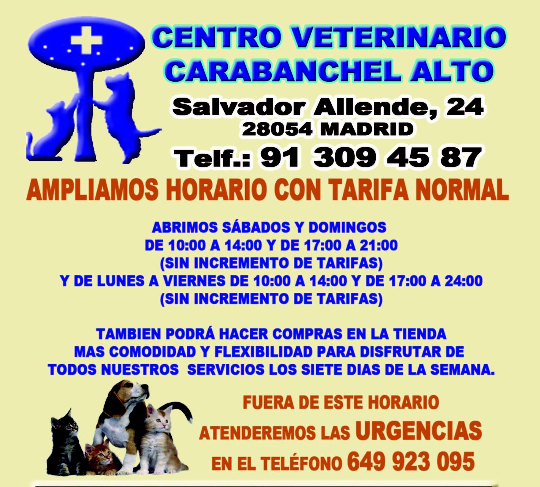 ATENCIÓN 24 HORAS: Especialidades de Centro Veterinario Carabanchel Alto ATENCIÓN 24 HORAS: Especialidades de Centro Veterinario Carabanchel Alto