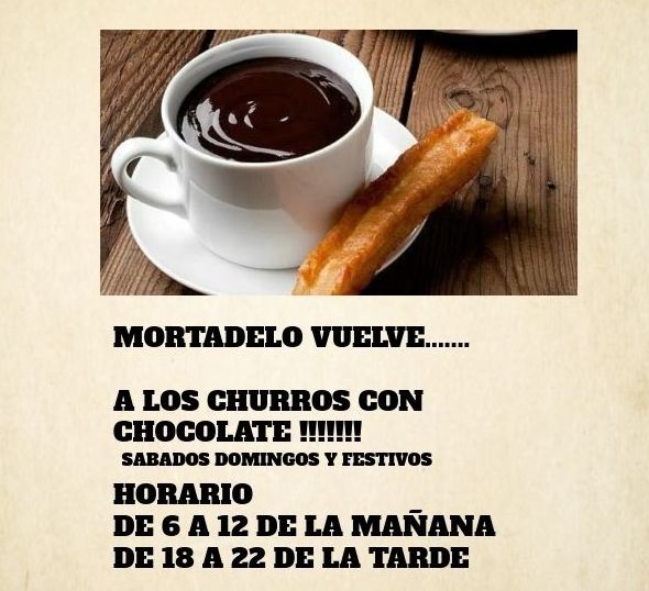 Churros con Chocolate Churros con Chocolate