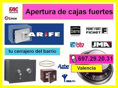 Apertura de cajas fuertes de cualquier marca: Servicios de Cerrajero del Barrio Apertura de cajas fuertes de cualquier marca: Servicios de Cerrajero del Barrio