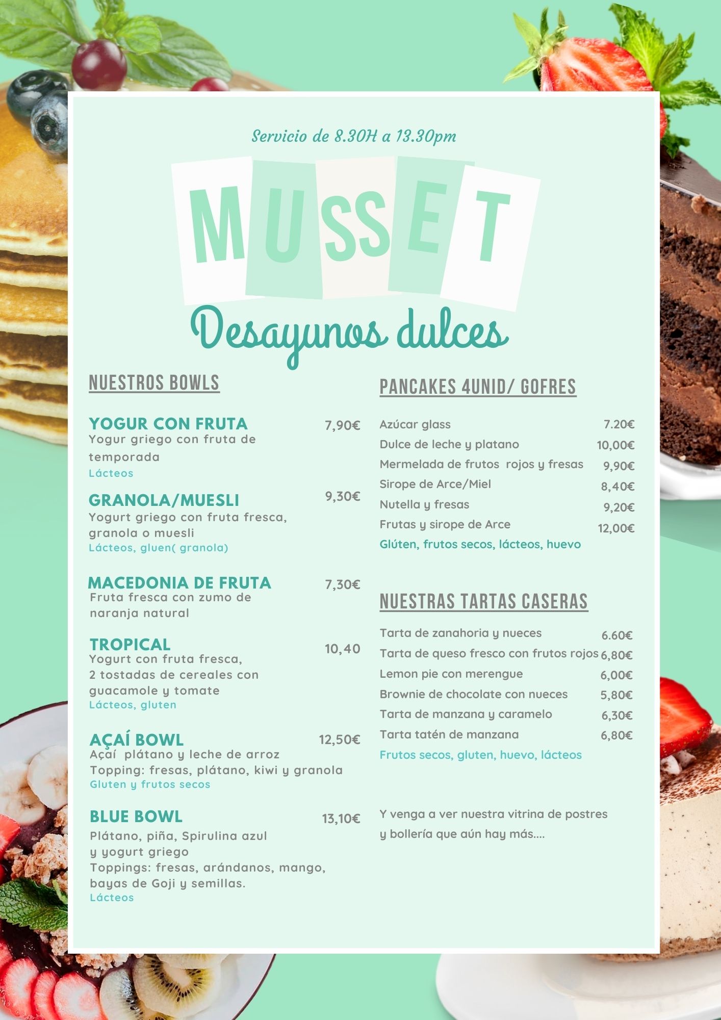 Desayunos dulces Desayunos dulces
