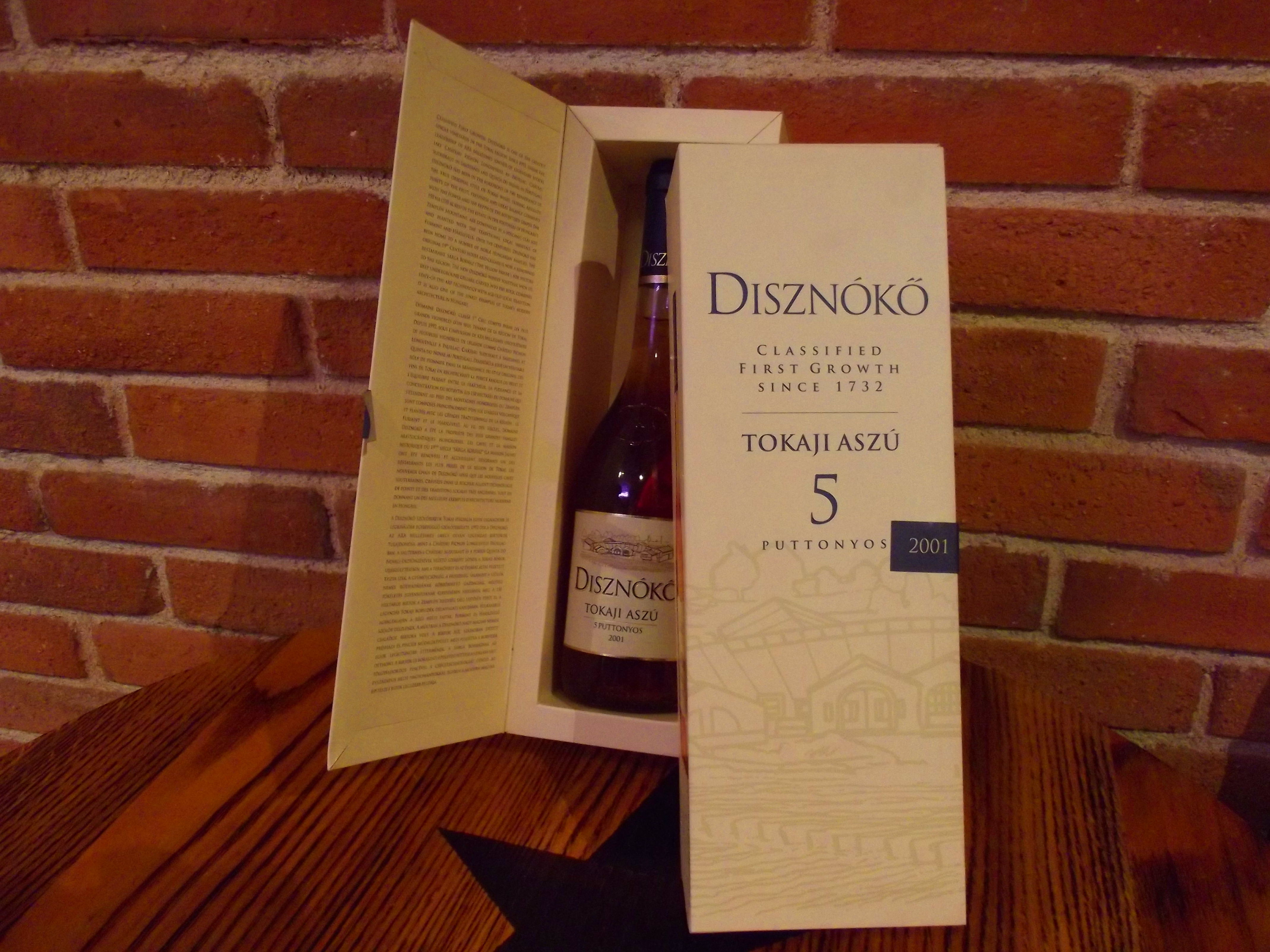 TOKAJI ASZU 5 Puttonyos Disznoko 2001: Catálogo de López Pascual TOKAJI ASZU 5 Puttonyos Disznoko 2001: Catálogo de López Pascual