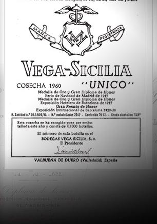 Vega Sicilia Unico 1960 Vega Sicilia Unico 1960