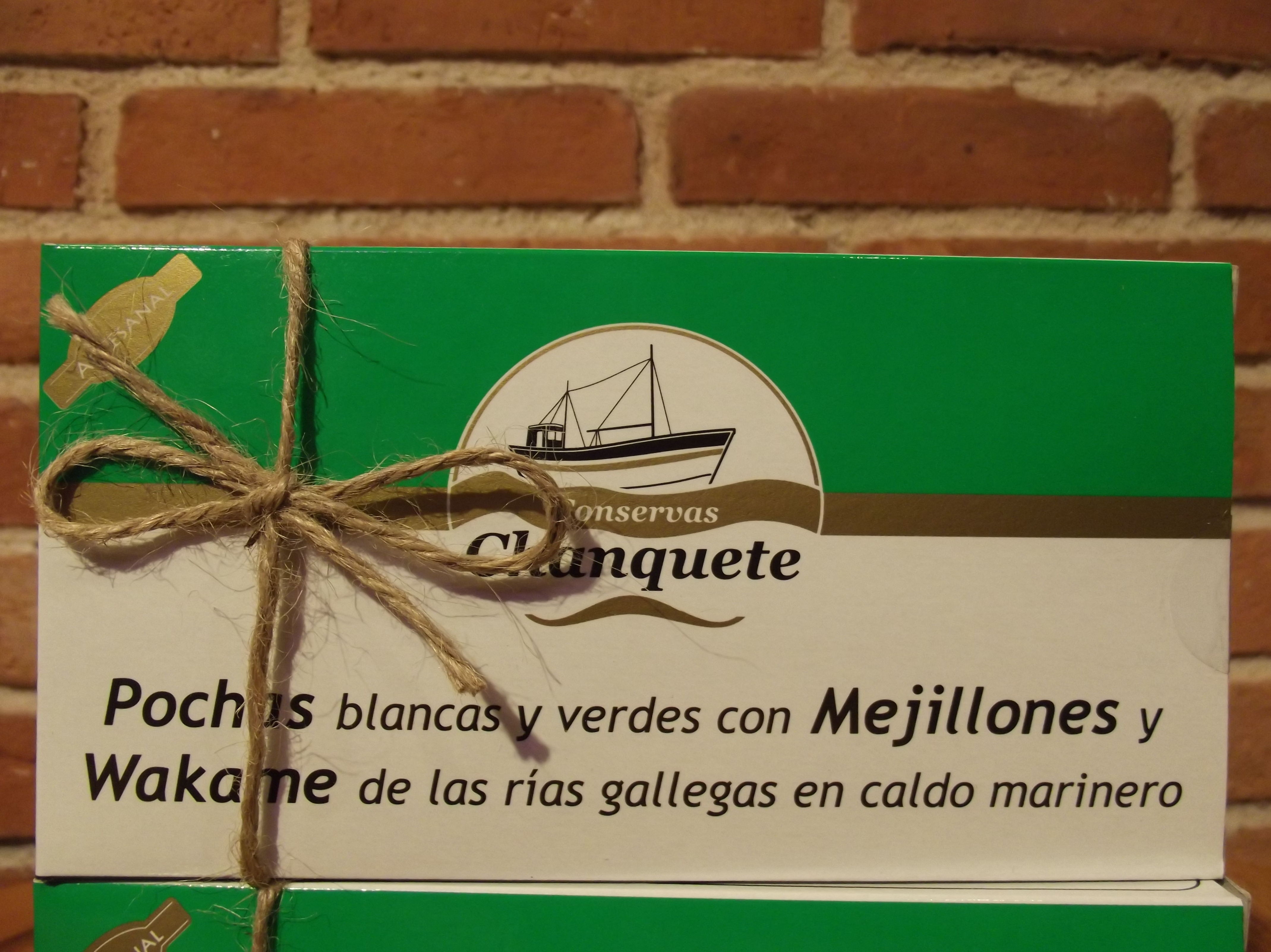 Pochas blancas y verdes con mejillones y wakame: Catálogo de López Pascual Pochas blancas y verdes con mejillones y wakame: Catálogo de López Pascual