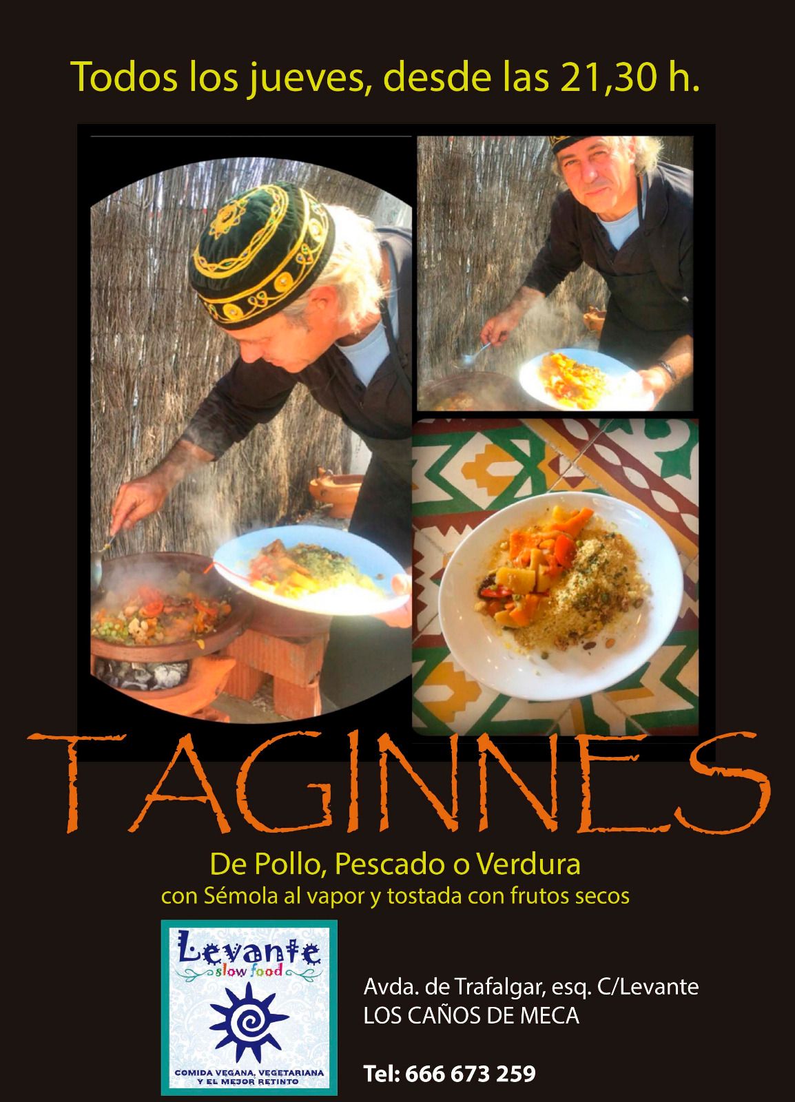 Tajín: Nuestra carta de Restaurante Levante Tajín: Nuestra carta de Restaurante Levante