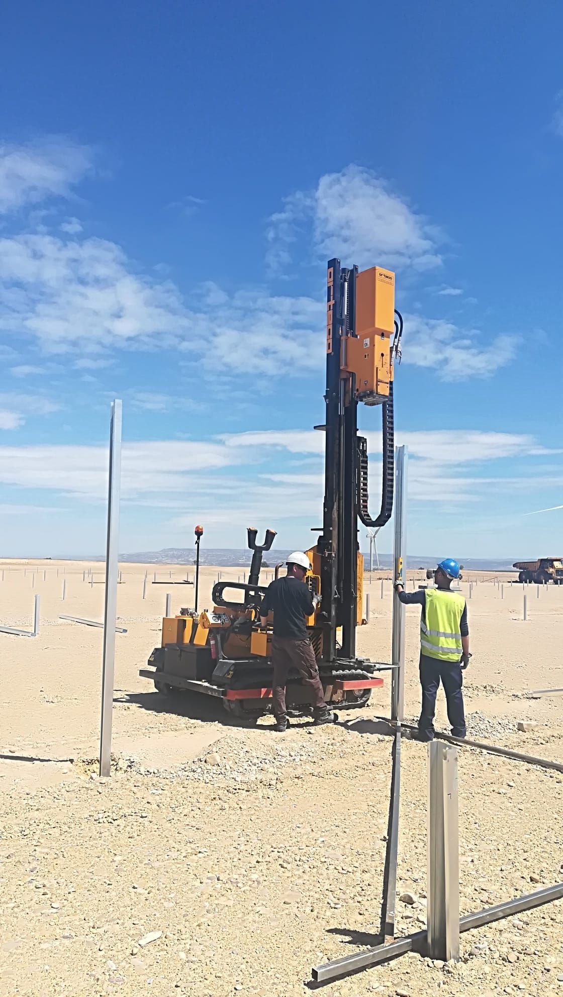 Hincado solar en Huelva