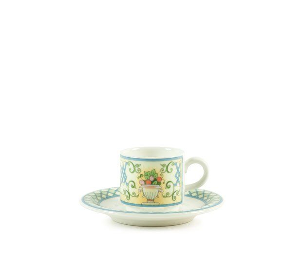 Juego de café Villeroy: Alquiler de Mantelería & Menaje Juego de café Villeroy: Alquiler de Mantelería & Menaje