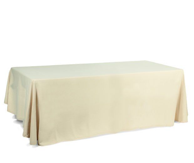 Mantel rectangular crema: Alquiler de Mantelería & Menaje Mantel rectangular crema: Alquiler de Mantelería & Menaje