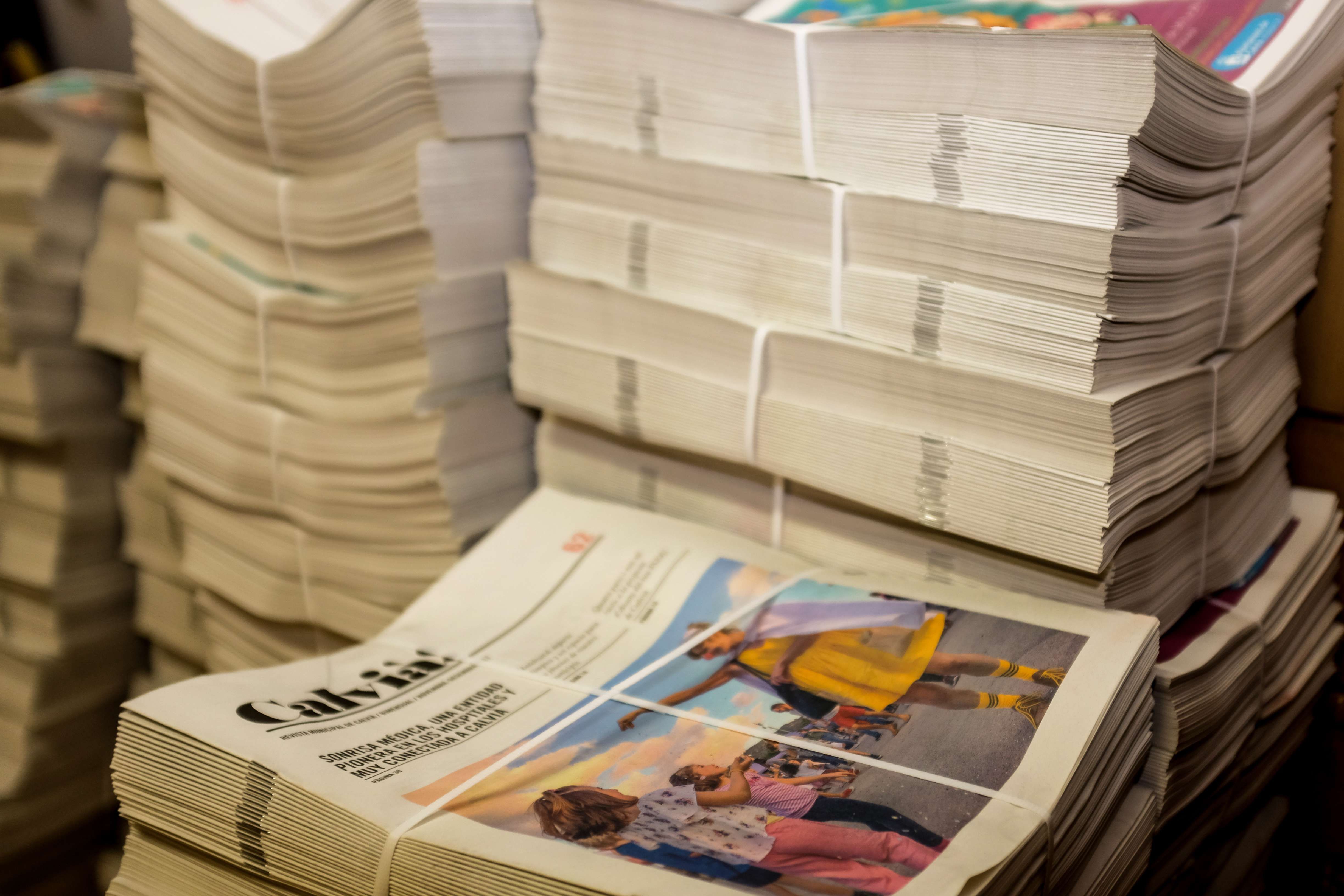 Distribución de periódicos en Palma de Mallorca