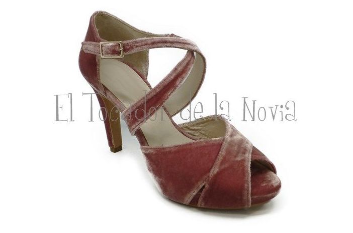 6768. PEEP TOE TERCIOPELO ROSADO BAJO 6768. PEEP TOE TERCIOPELO ROSADO BAJO