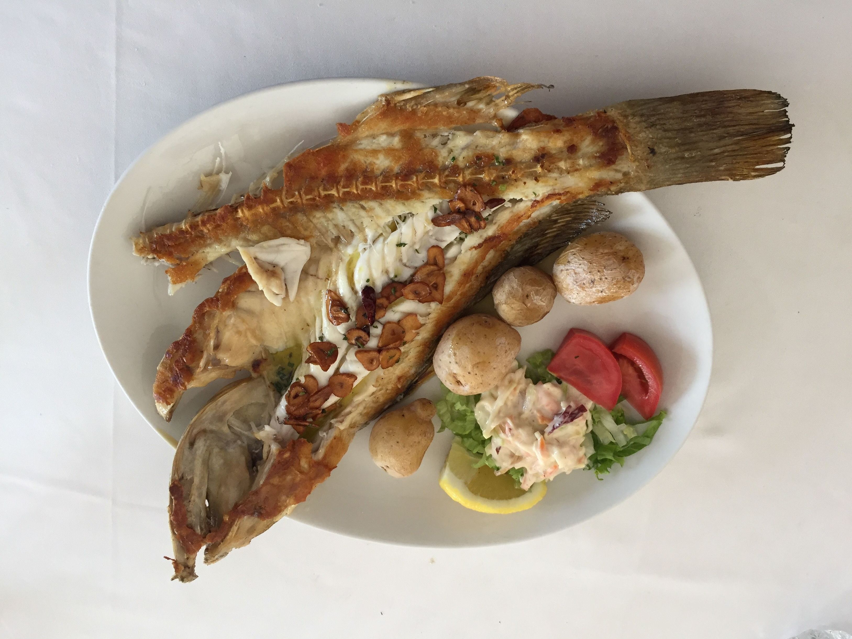 Pescados Carta de Restaurante Casa Rafa
