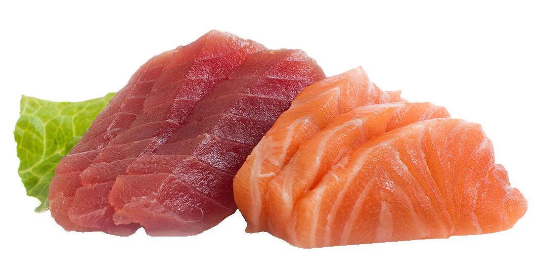 sashimi salmón y atún (6 piezas/ 10 piezas)  7,50€/13,00€: Carta de Restaurante Sowu }}
