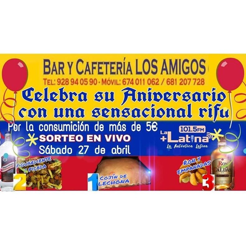 comida colombiana: Carta de Bar Cafetería Los Amigos comida colombiana: Carta de Bar Cafetería Los Amigos