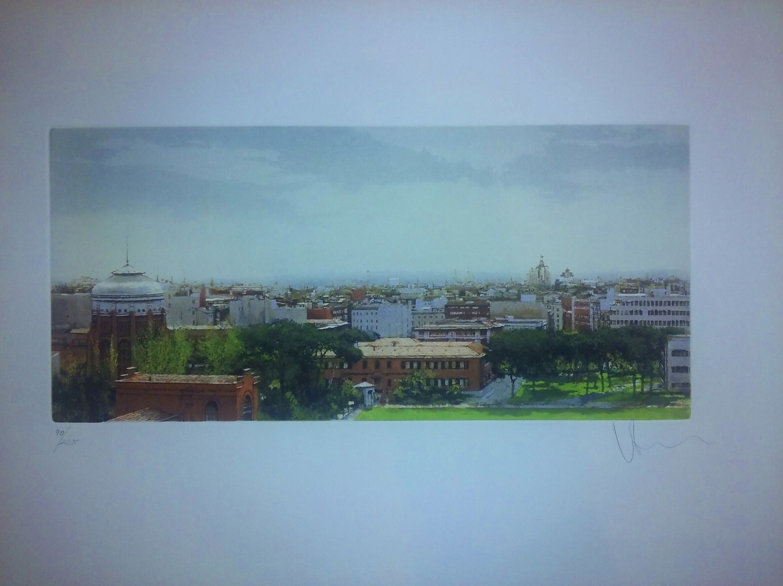 Canal de Isabel II  Aguatinta  51x38 Canal de Isabel II  Aguatinta  51x38