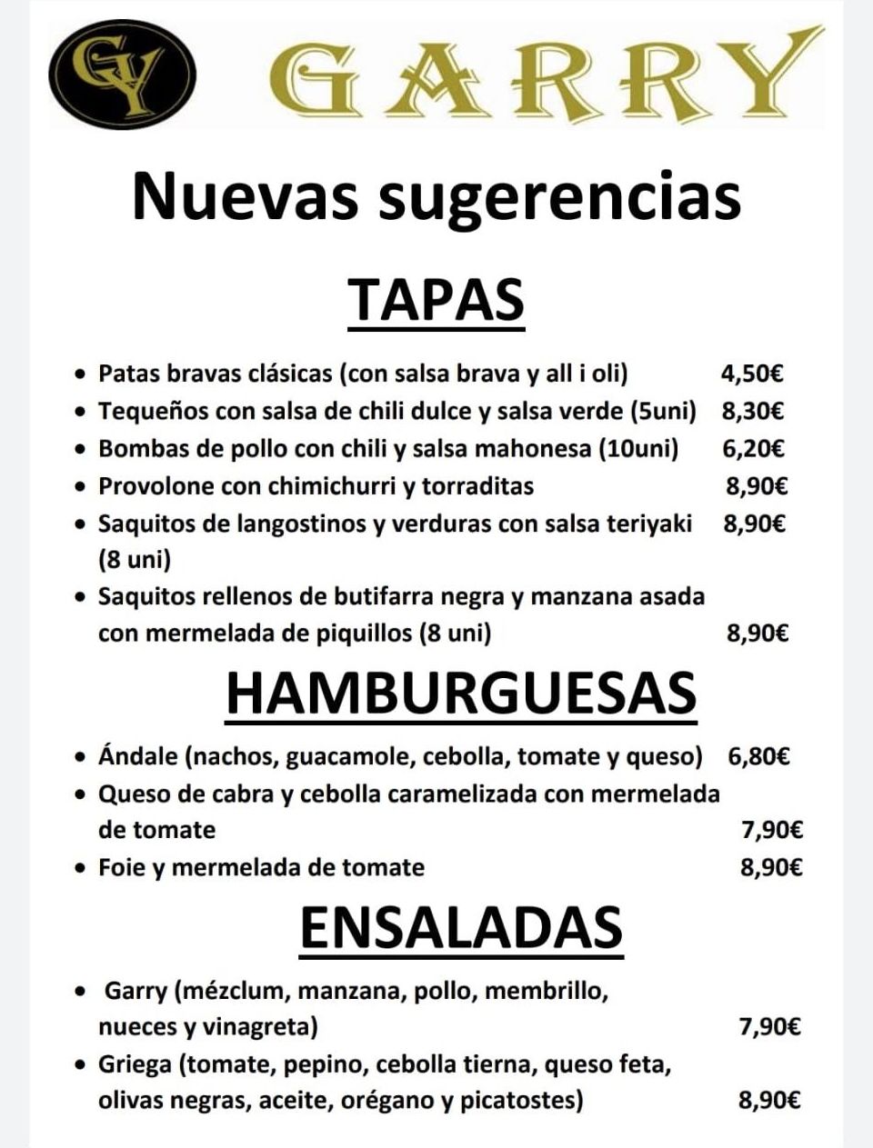 Sugerencias: de Restaurante Garry Sugerencias: de Restaurante Garry