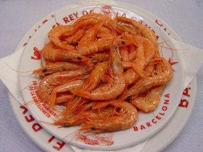 Entrantes: Carta de El Rey de la Gamba 2 Entrantes: Carta de El Rey de la Gamba 2