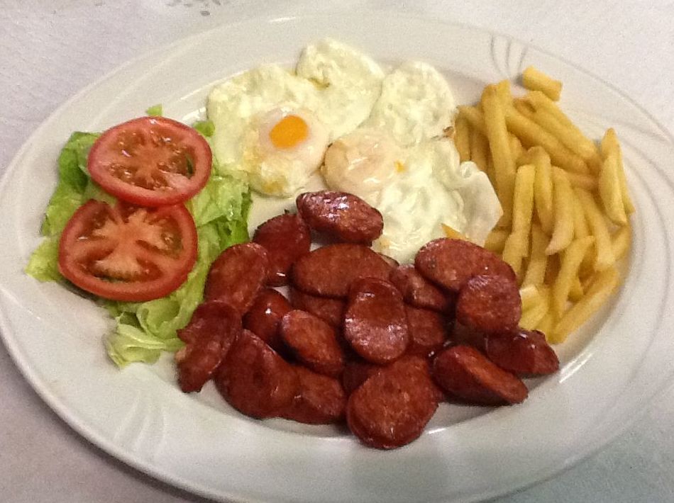 Magreta chorizo frito: Menús de Restaurante Terraza La Parrilla de Valdemoro Magreta chorizo frito: Menús de Restaurante Terraza La Parrilla de Valdemoro