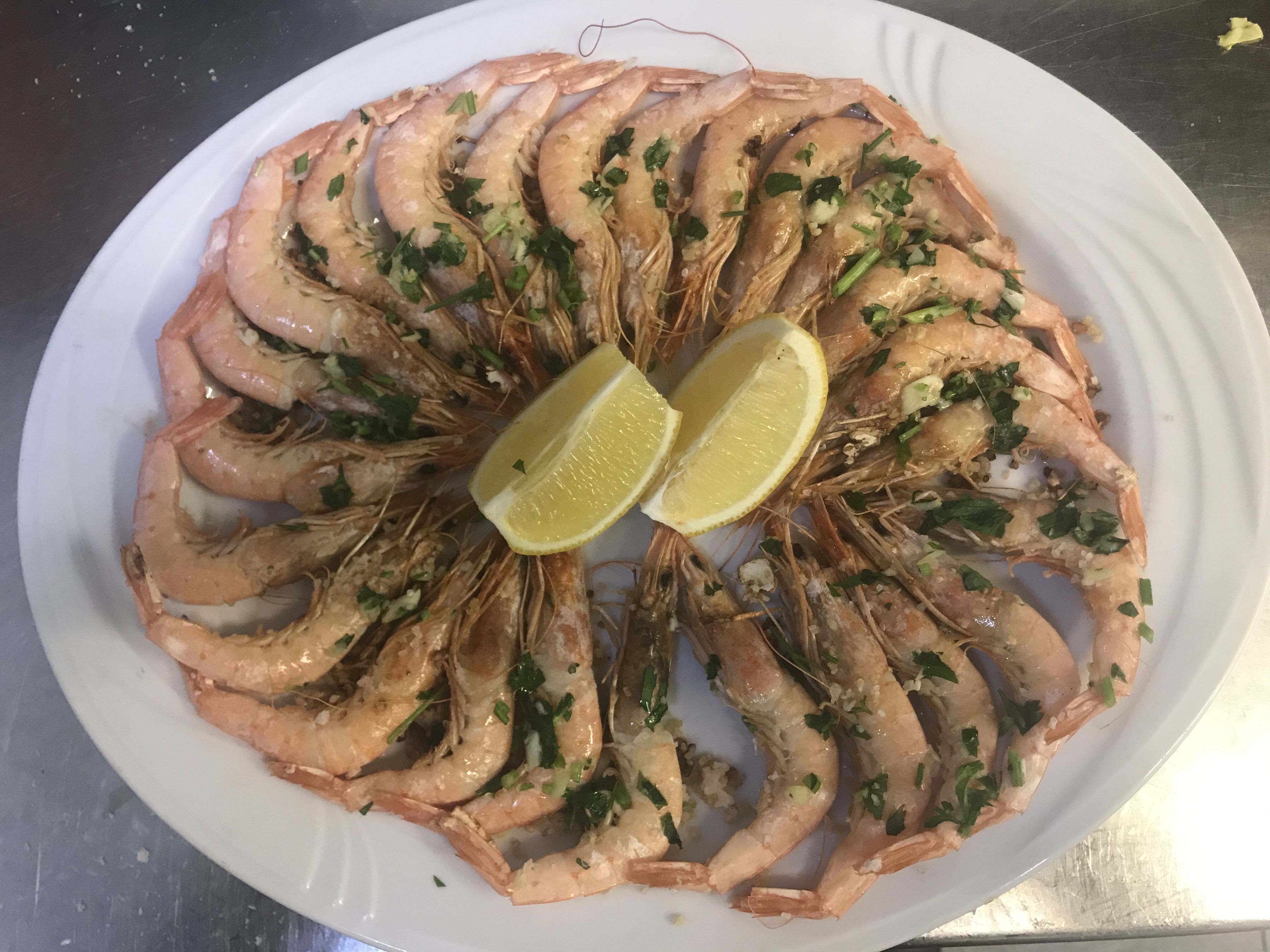Ración de gambas: Menús de Restaurante Terraza La Parrilla de Valdemoro Ración de gambas: Menús de Restaurante Terraza La Parrilla de Valdemoro