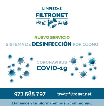 Desinfección y limpieza con Ozono para empresas y particulares. Anti COVID 19