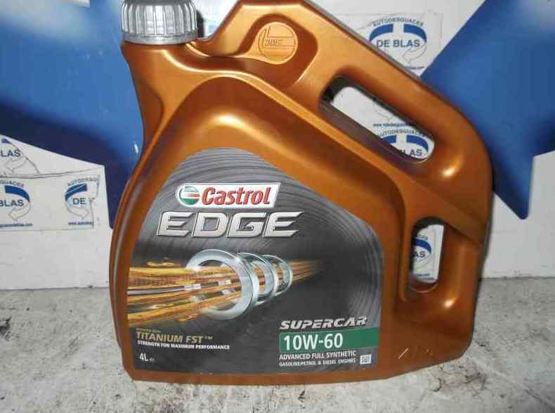 Aceite motor Castrol Edge 10W60 4L.: Catálogo de Autodesguaces De Blas Aceite motor Castrol Edge 10W60 4L.: Catálogo de Autodesguaces De Blas