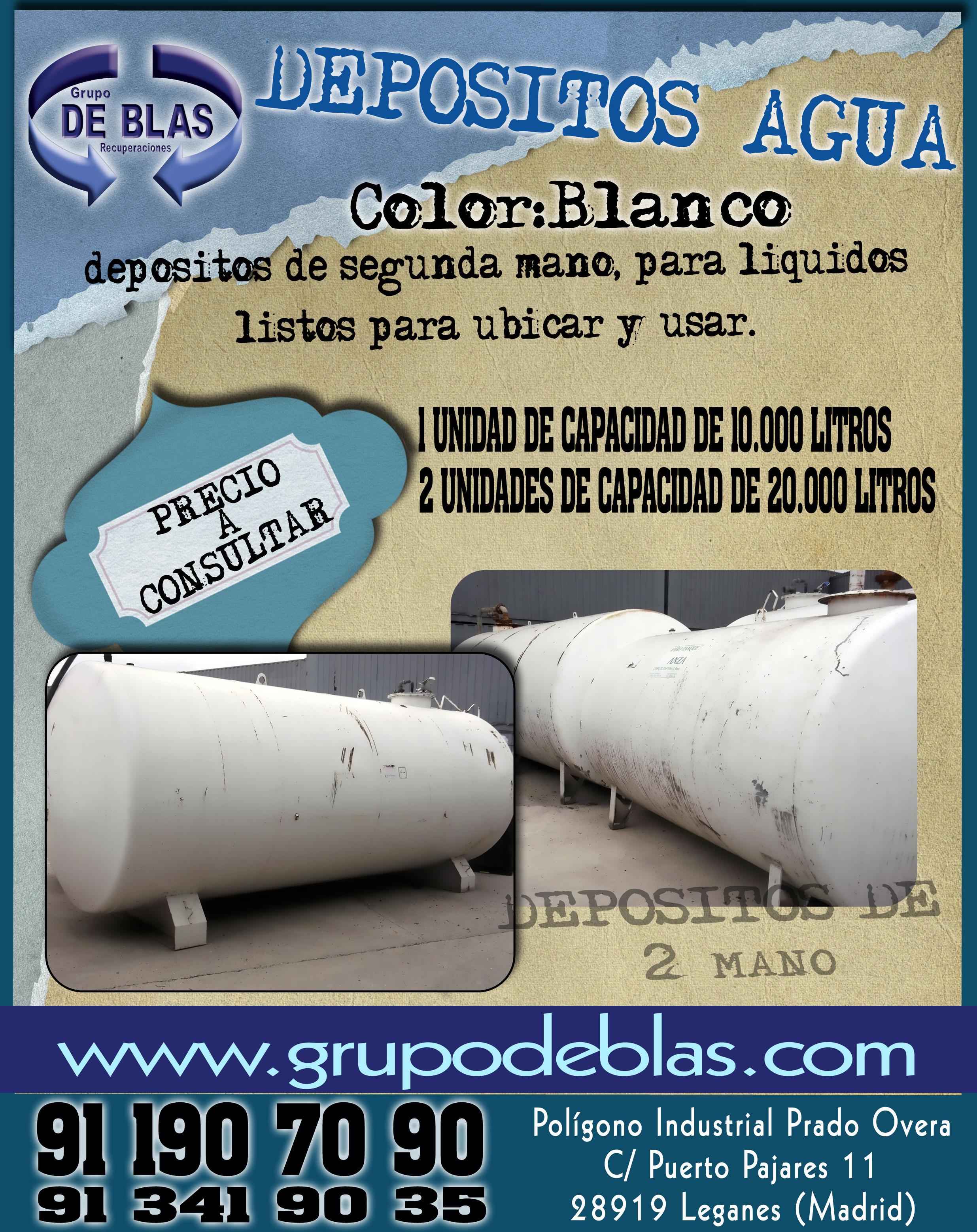DEPÓSITOS DE AGUA: Catálogo de Autodesguaces De Blas DEPÓSITOS DE AGUA: Catálogo de Autodesguaces De Blas