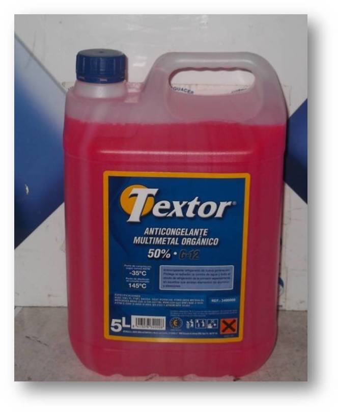 Liquido Anticongelante 50% Textor: Catálogo de Autodesguaces De Blas Liquido Anticongelante 50% Textor: Catálogo de Autodesguaces De Blas