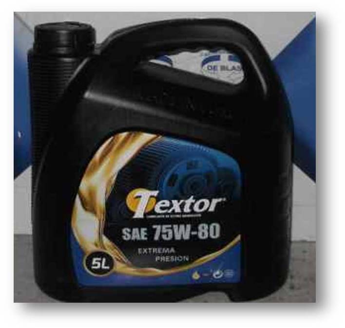 Aceite para Grupo y Caja Cambios Textor 75w80 5L: Catálogo de Autodesguaces De Blas Aceite para Grupo y Caja Cambios Textor 75w80 5L: Catálogo de Autodesguaces De Blas