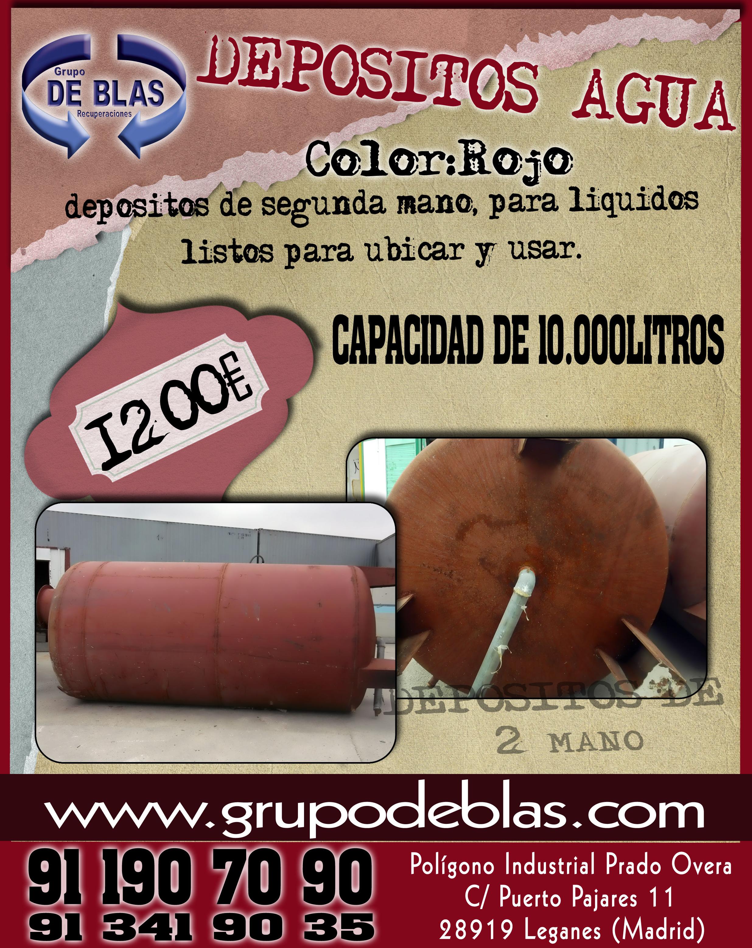 DEPÓSITOS DE AGUA: Catálogo de Autodesguaces De Blas DEPÓSITOS DE AGUA: Catálogo de Autodesguaces De Blas