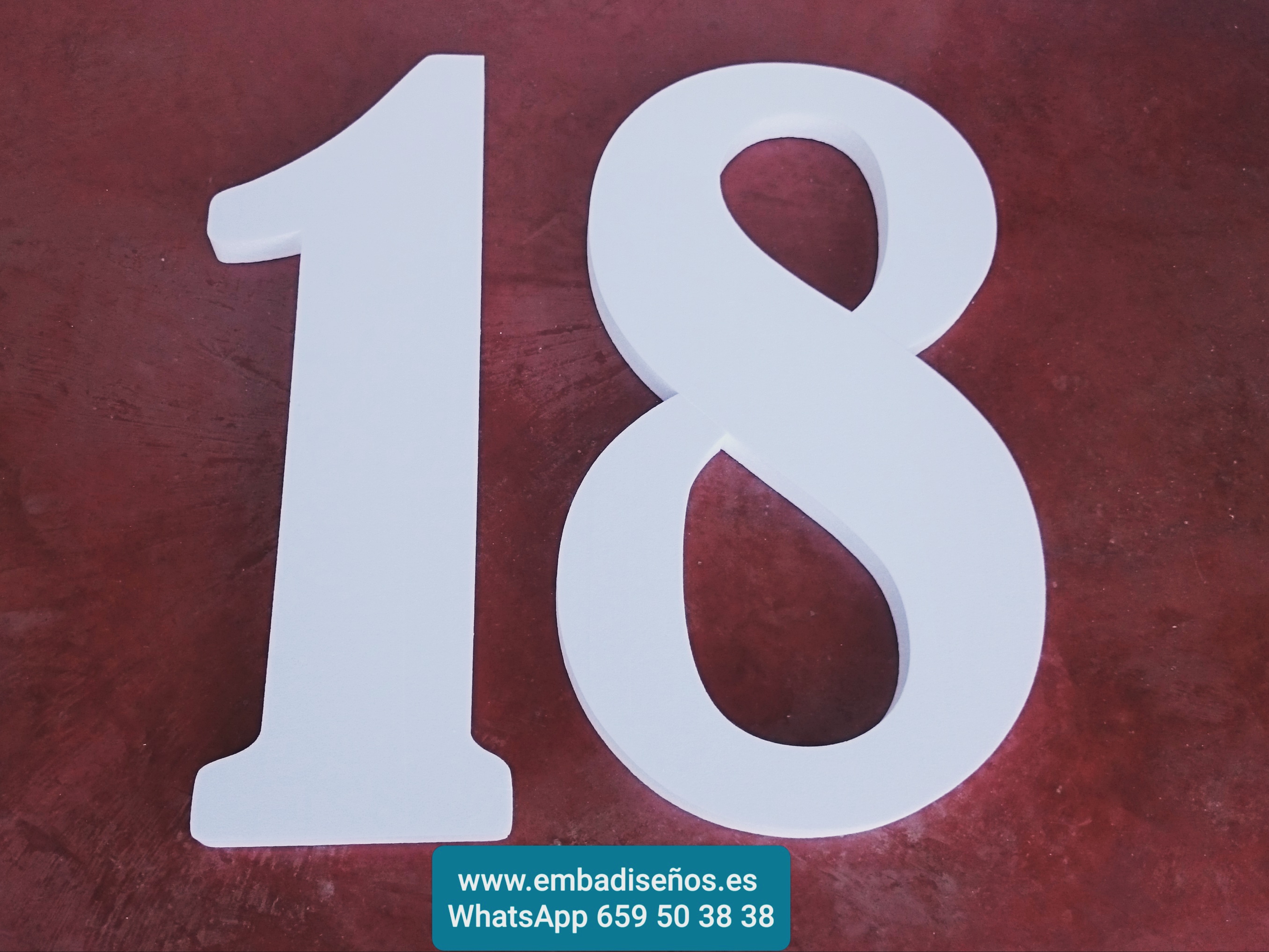Letras en 3D para cumpleaños: Productos de Embadiseños Letras en 3D para cumpleaños: Productos de Embadiseños