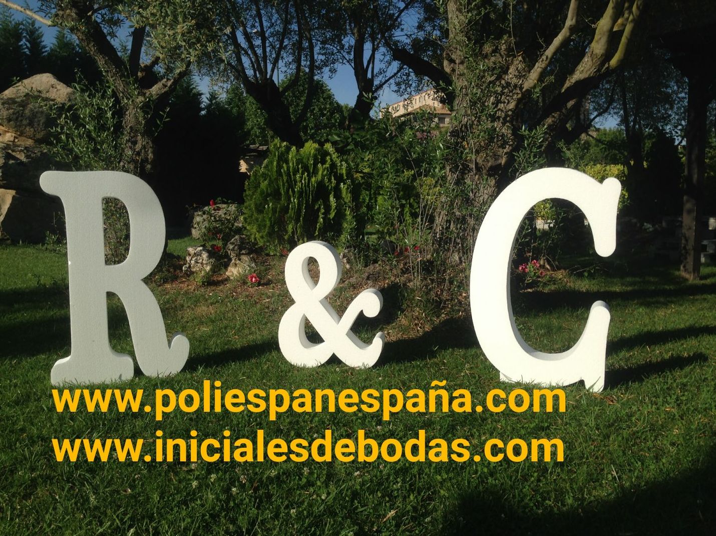 Letras gigantes para eventos en Toledo