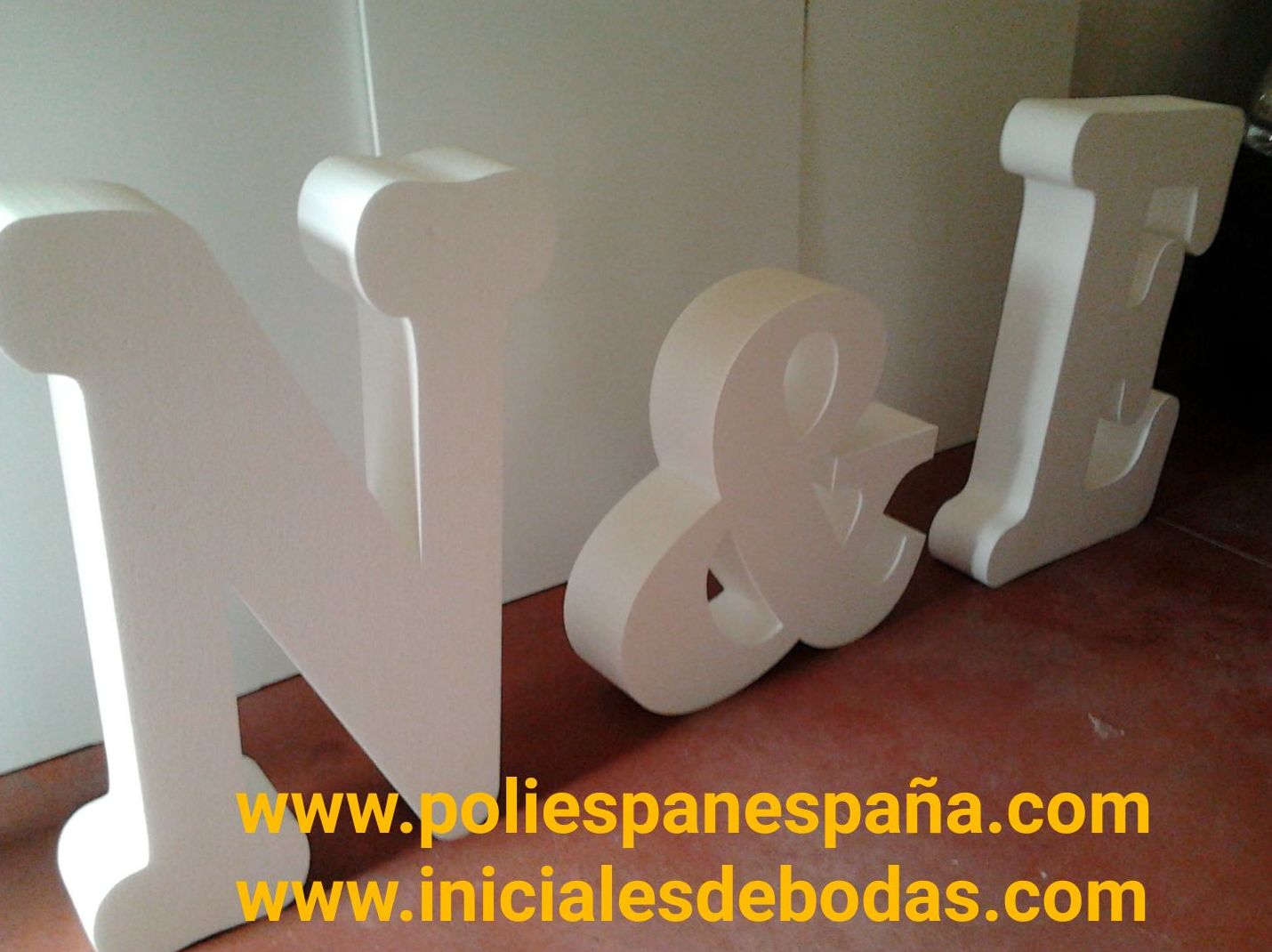 Letras gigantes para eventos..