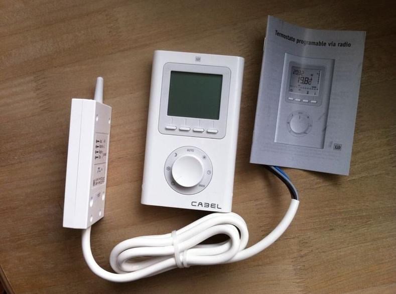 CRONOTERMOSTATO VIA RADIO CABEL: Productos de Instalaciones Hermanos Munuera CRONOTERMOSTATO VIA RADIO CABEL: Productos de Instalaciones Hermanos Munuera