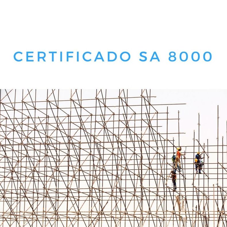 CERTIFICADO SA 8000 CERTIFICADO SA 8000