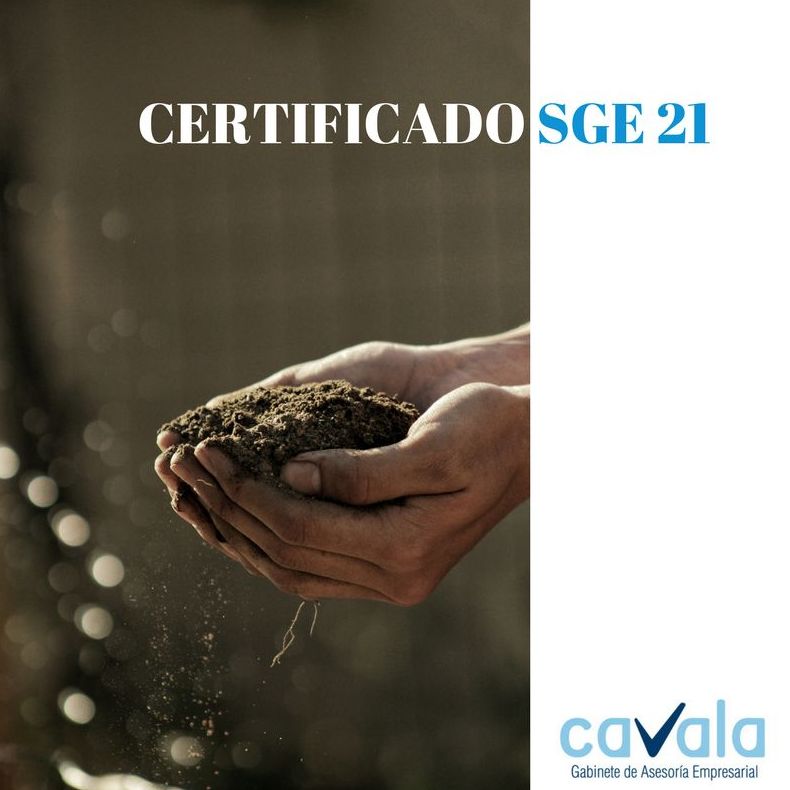 CERTIFICADO SGE 21 CERTIFICADO SGE 21