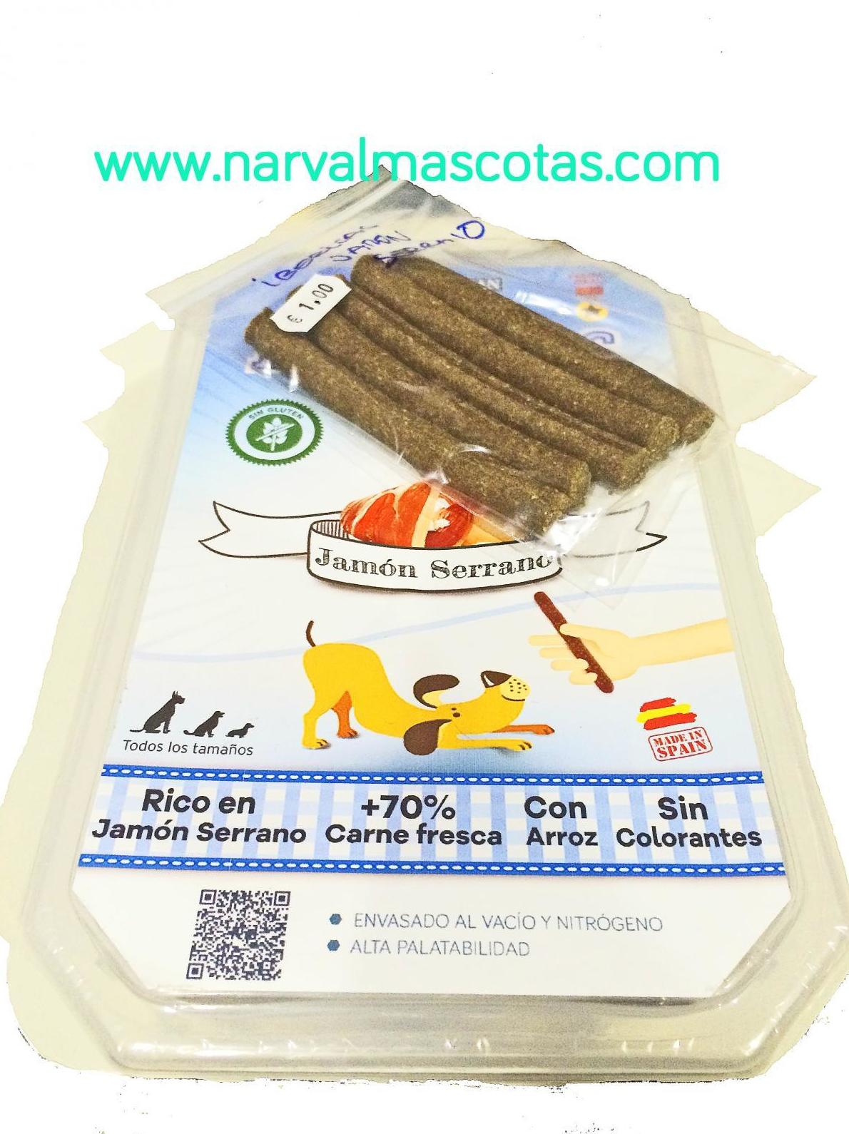 Ibéricas Sticks Jamón Serrano (Mediterranean Natural): Productos y Servicios de Narval Mascotas Ibéricas Sticks Jamón Serrano (Mediterranean Natural): Productos y Servicios de Narval Mascotas